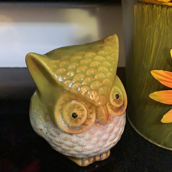 4 piece autum decor with owls - Picture 3 of 4